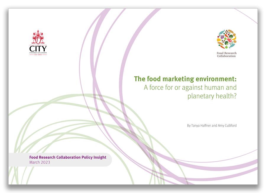 The food marketing environment A force for or against human and